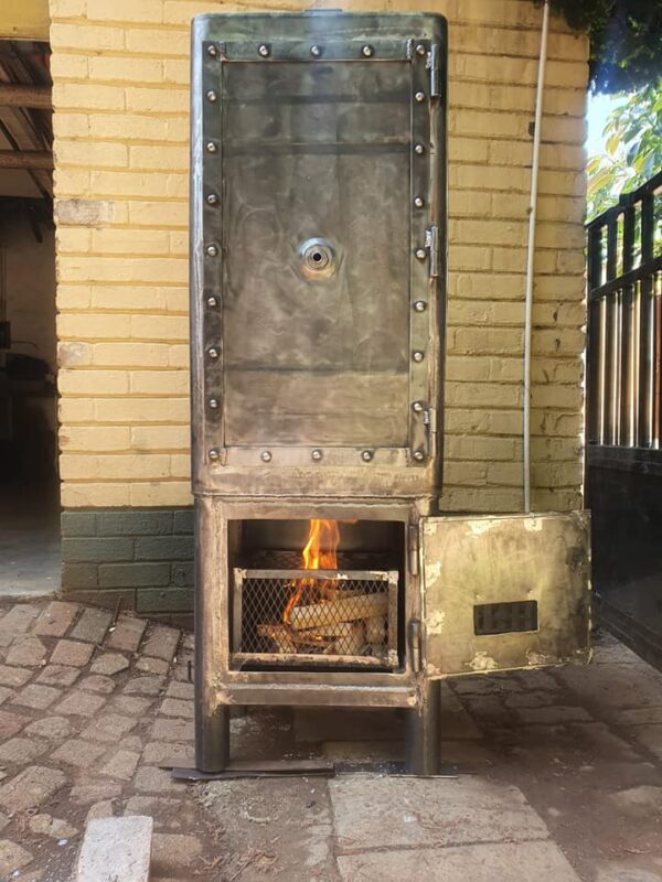 Custom Vertical Cabinet Reverse Flow Smoker